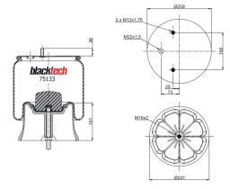 BLACKTECH RML75133CP5 - FUELLE BLACKTECH SAF 4022NP05-2619V