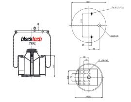 BLACKTECH RML7992CP - FUELLE BLACKTECH BPW 881MB PLASTICO 36