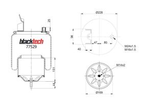 BLACKTECH RML77529C - FUELLE BLACKTECH VOLVO 6418K