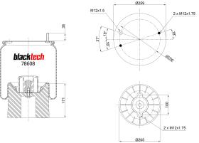 BLACKTECH RML78608CP - FUELLE BLACKTECH ROR