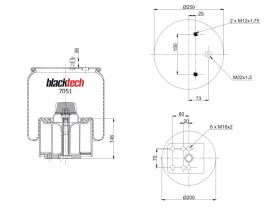 BLACKTECH RML7051CP - FUELLE BLACKTECH BPW 940MB 30K