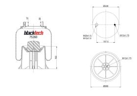 BLACKTECH RML75260CP9 - FUELLE BLACKTECH PISTON PLASTICO SMB