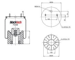 BLACKTECH RML75268CP4 - FUELLE BLACKTECH MB/JOST