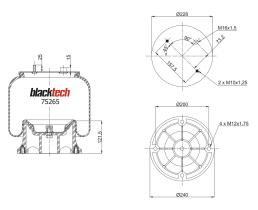 BLACKTECH RML75265CP6 - FUELLE BLACKTECH 4154NP06