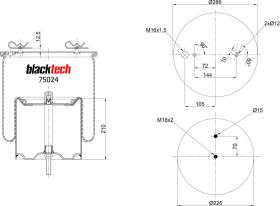 BLACKTECH RML75024C - FUELLE BLACKTECH SCANIA 4913NP02