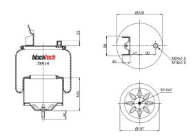 BLACKTECH RML78914C - FUELLE BLACKTECH VOLVO 7803K