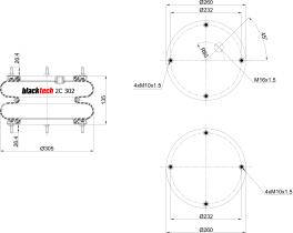 BLACKTECH FB2C302135P03 - TORPRESS BLACKTECH FB2C302 T.LATERAL