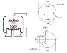 BLACKTECH RML71901C - FUELLE BLACKTECH EQ 1D28A13