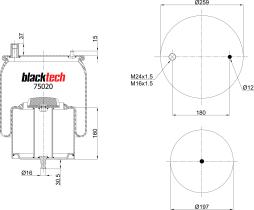 BLACKTECH RML75020C - FUELLE BLACKTECH RVI 4919NP01