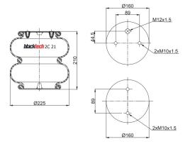 BLACKTECH FB2C21210P22 - TORPRESS BLACKTECH SAF FD 200-19 P04