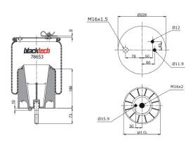 BLACKTECH RML78653CP - FUELLE BLACKTECH SCANIA TR DEL