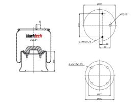 BLACKTECH RML75134C - FUELLE BLACKTECH SAF 4023NP03 2923V