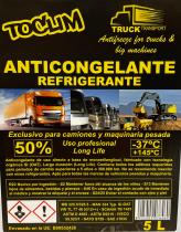 TOCLIM B12901ROAT - ANTICONGELANTE TOCLIM 50% ROSA TRUCKS EURO6 SI-OAT LL 5L