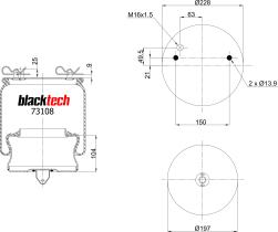 BLACKTECH RML73108C - FUELLE BLACKTECH VOLVO B12