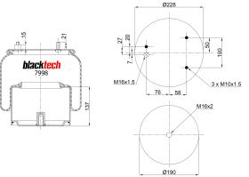 BLACKTECH RML7998C1 - FUELLE BLACKTECH DAF