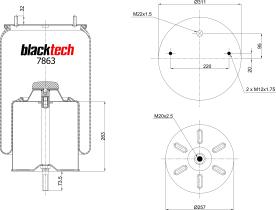 BLACKTECH RML7863C - FUELLE BLACKTECH GIGANT 752NP02