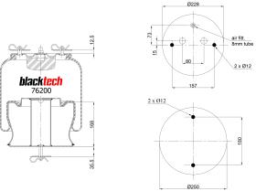 BLACKTECH RML76200C - FUELLE BLACKTECH SCANIA 6701NP01