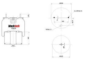 BLACKTECH RML75829C - FUELLE BLACKTECH VOLVO 4718NP01